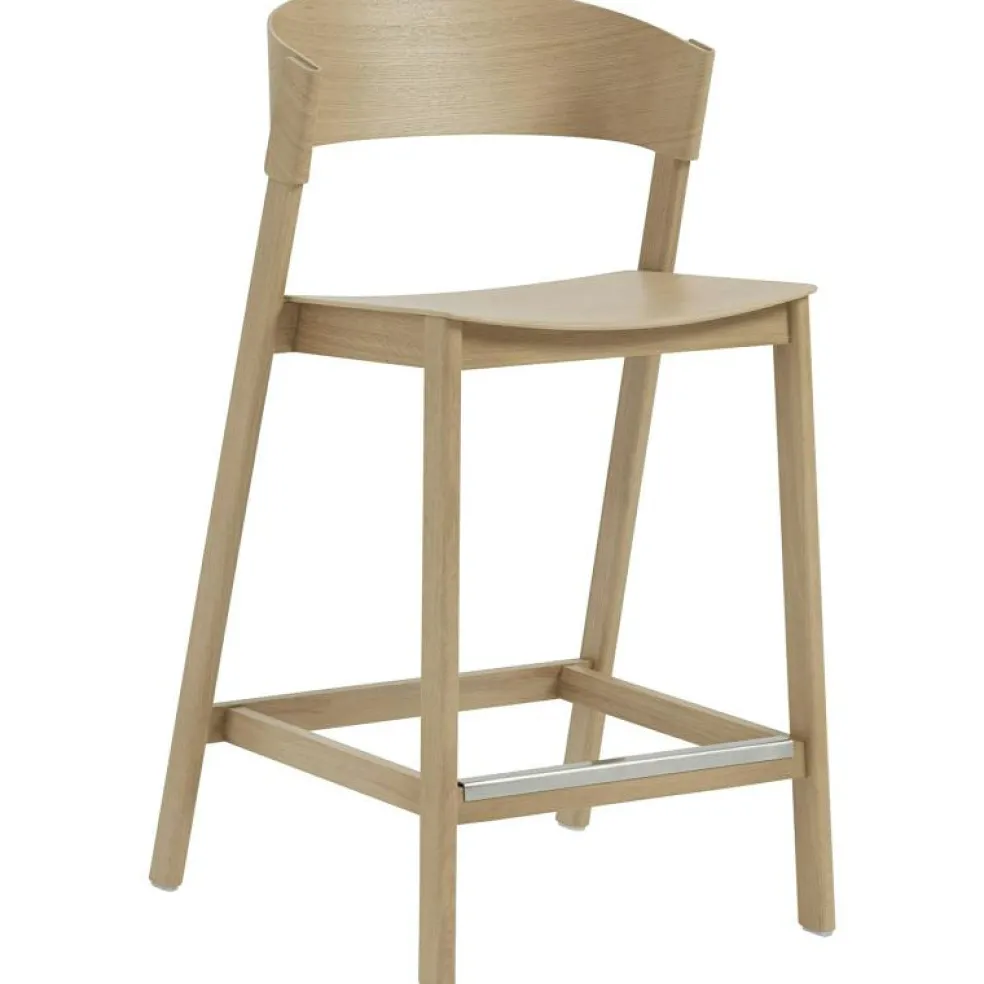 Cover Barstol Med Ryggstöd 75 cm, Ek