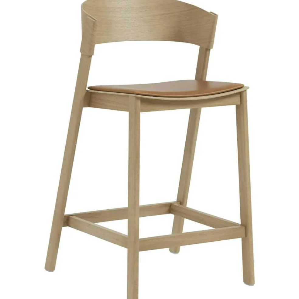 Cover Barstol Med Ryggstöd 75 cm, Ek