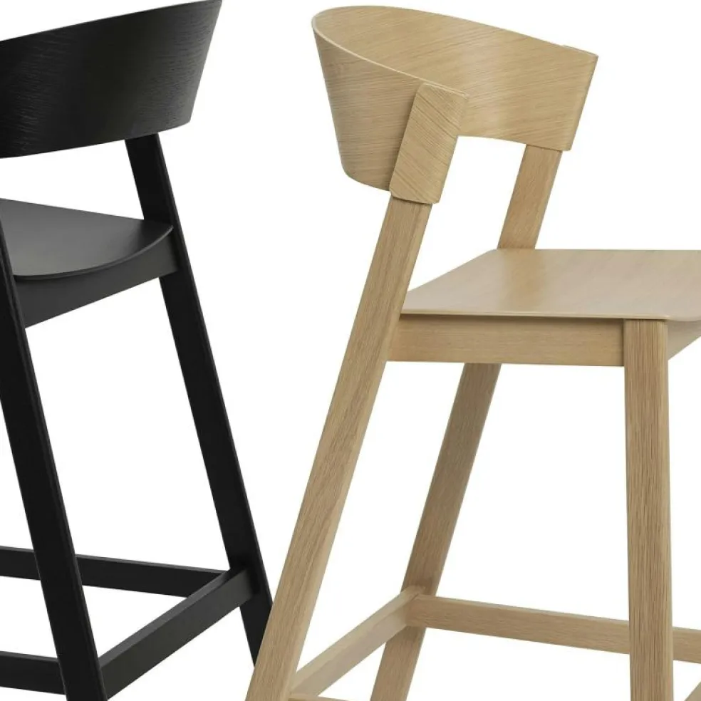 Cover Barstol Med Ryggstöd 75 cm, Ek