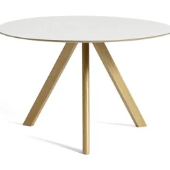 HAY Matbord Och Barbord-CPH 20 2.0 Bord Ø120 cm, Vattenbaserad lackad Valnöt