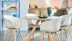 HAY Matbord Och Barbord-CPH 20 2.0 Bord Ø120 cm, Vattenbaserad lackad Valnöt