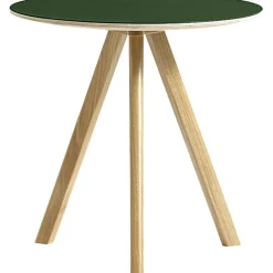 CPH 20 2.0 Sidobord Ø50x49 cm, Vattenbaserad Lackad Ek / Svart