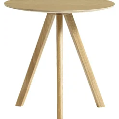 CPH 20 2.0 Sidobord Ø50x49 cm, Vattenbaserad Lackad Ek / Svart