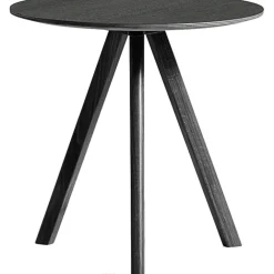 CPH 20 2.0 Sidobord Ø50x49 cm, Vattenbaserad Lackad Ek / Svart