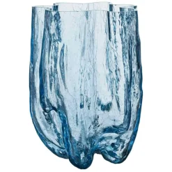 Crackle Vas Cirkulärt Glas, 27 cm