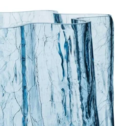 Crackle Vas Cirkulärt Glas, 27 cm