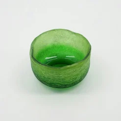 Crackle Värmeljuslykta, Grön