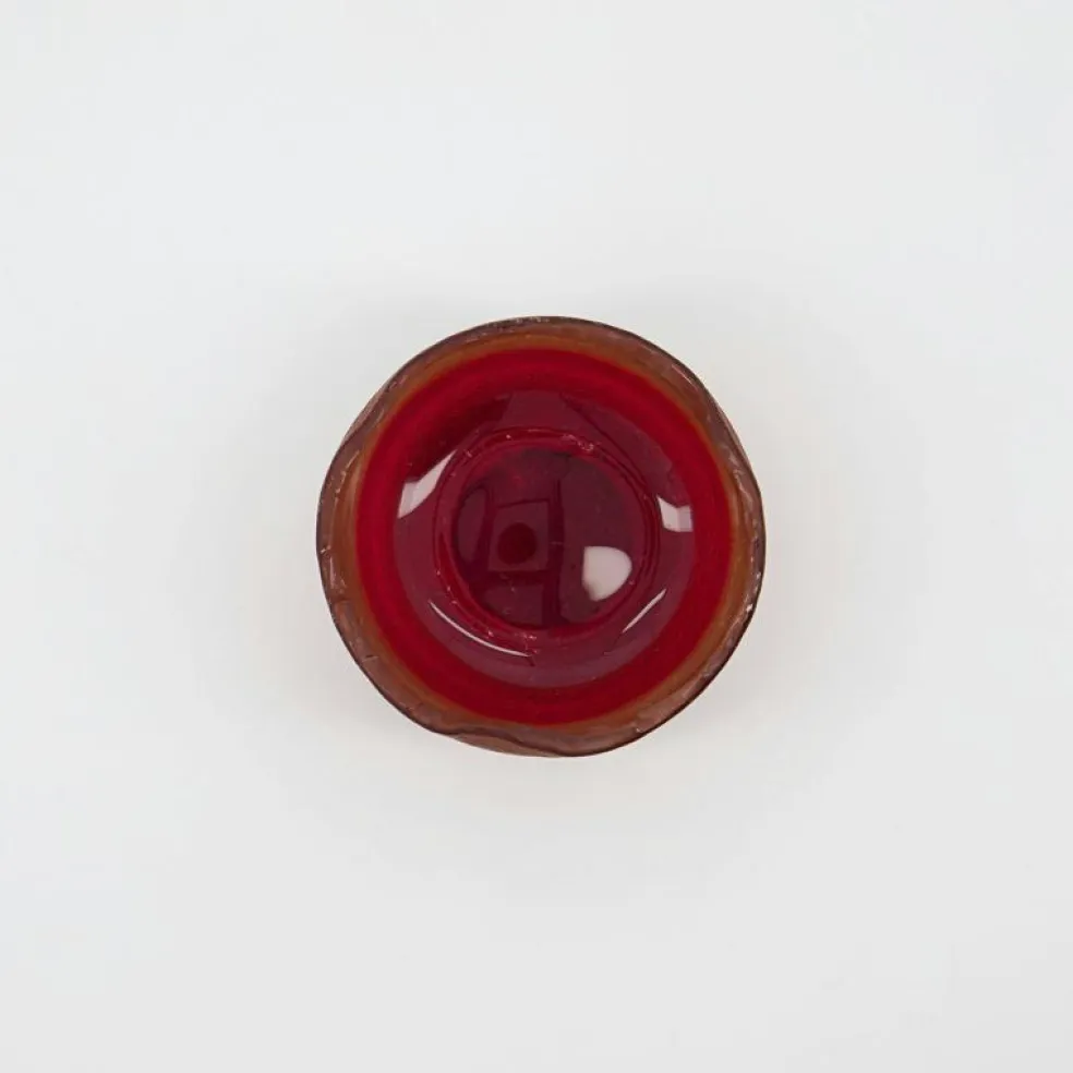 Crackle Värmeljuslykta, Grön