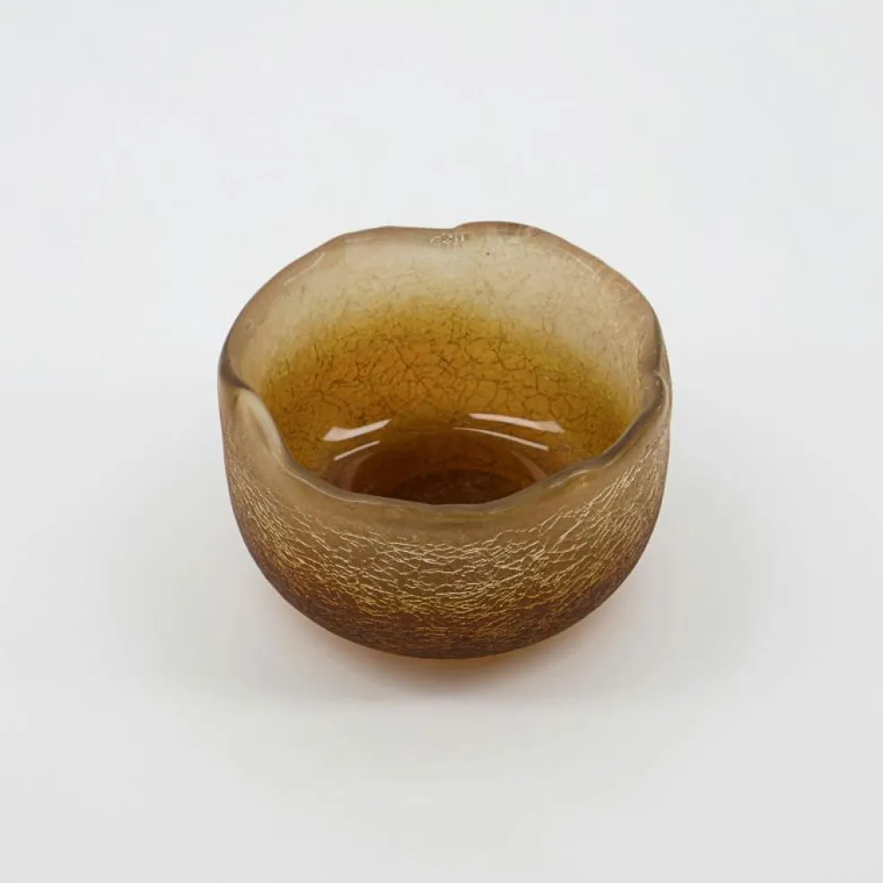 Crackle Värmeljuslykta, Grön