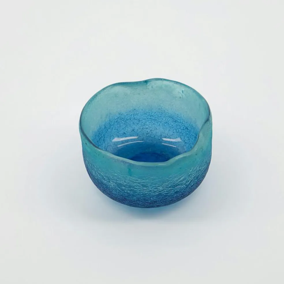 Crackle Värmeljuslykta, Grön