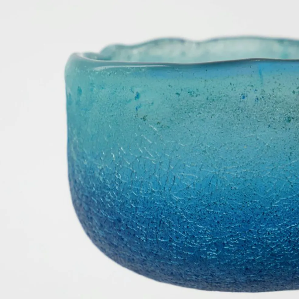 Crackle Värmeljuslykta, Grön