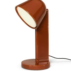Flos Skrivbordslampor|Bordslampor-Céramique Down Bordslampa, Rust Red