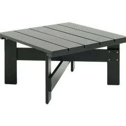 Crate Loungebord 75x75 cm, Svart