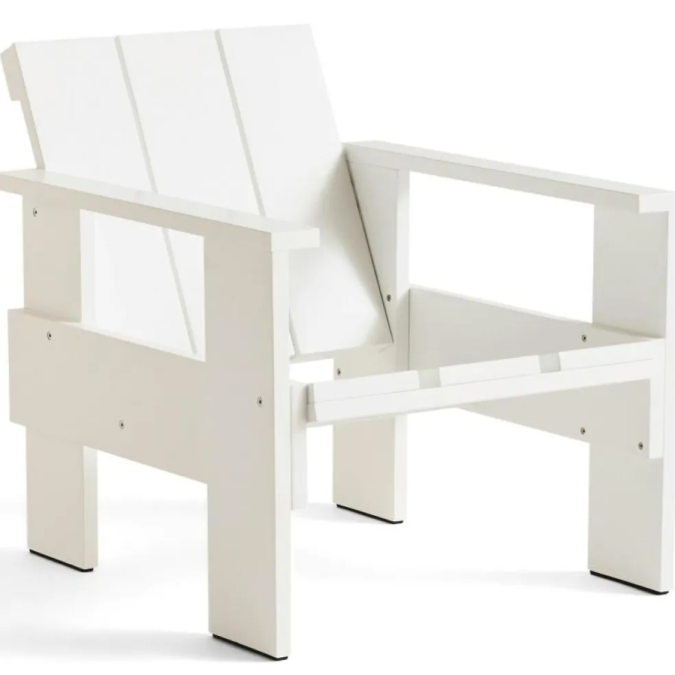 Crate Loungefåtölj, Vit