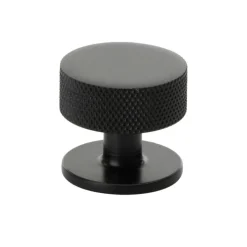 Beslag Design Knoppar & Dörrhandtag-Crest Knopp 32, Mattsvart