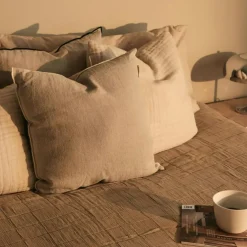 Crinkle Kudde 50x50 cm, Grå