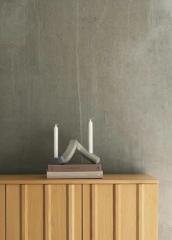 Crooked Two Ljusstake, Brons