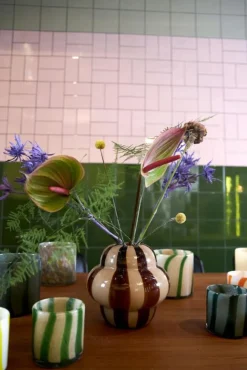 ByON Vaser-Curlie Vas, Beige / Brun