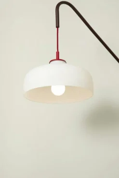 Hübsch Sänglampor|Vägglampor-Current Vägglampa, Röd/Maroon