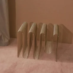 Curva Tidningsställ, Silver