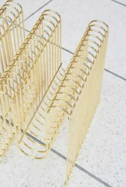 Curva Tidningsställ, Silver