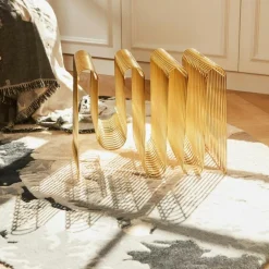 Curva Tidningsställ, Silver