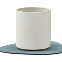 LIND DNA Bordstabletter & Glasunderlägg-Curve Double Glasunderlägg 11x13 cm Ljusblå/Ljusgrå