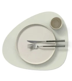 Curve L Vändbar Bordstablett 37x44 cm, Flint Grey/Linen