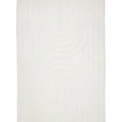 Classic Collection Tuftade Mattor|Ullmattor-Curve Matta 170x230 cm, Natural Beige