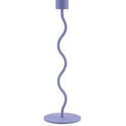 Curved Ljushållare 26 cm, Svart