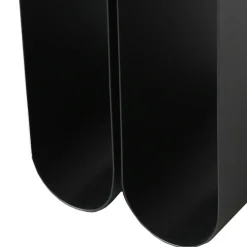 Kristina Dam Studio Sängbord & Nattduksbord|Sängbord & Nattduksbord-Curved Sidobord, Rostfritt Stål