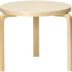 Artek Sidobord & Avlastningsbord|Soffbord-90D Bord 48 cm,