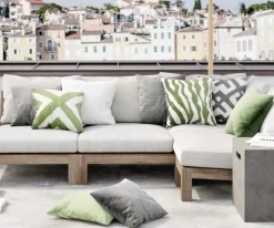 Chhatwal & Jonsson Utomhuskuddar|Prydnadskuddar & Fodral-Dadra Kudde 50x50 cm, Beige / Off White