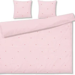 Juna Bäddset-Daisy Bäddset 140x220 + 60x63 cm, Vit / Ljusblå