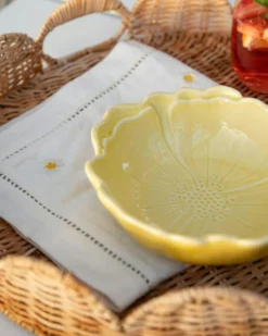 Daisy Bomullsservett 45x45 cm, Vit