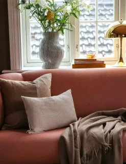 Daisy Kuddfodral 30x50 cm, Ljusgrå