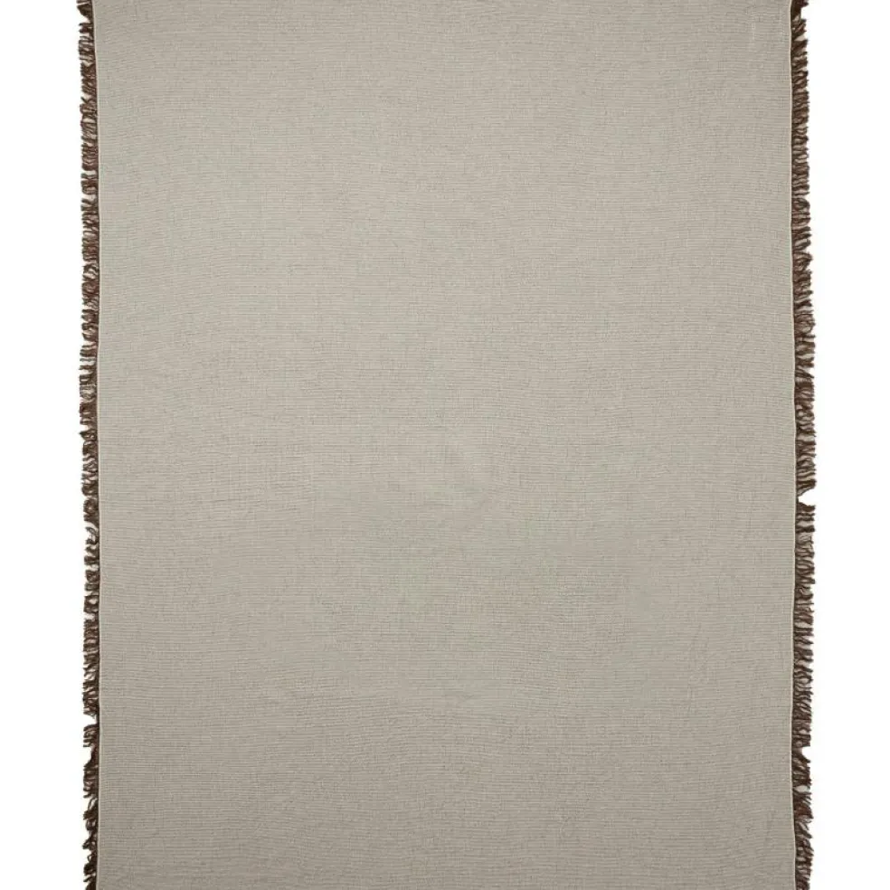 Daisy Pläd 130x180 cm, Brun