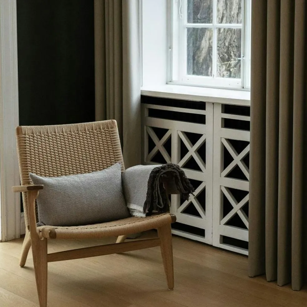 Daisy Pläd 130x180 cm, Brun