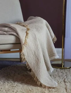 Daisy Pläd 130x180 cm, Brun