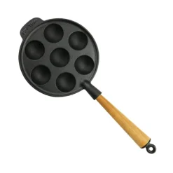 Carl Victor Stekpannor-Danish Aebleskiver Stekpanna 22 cm Med Handtag I Bok