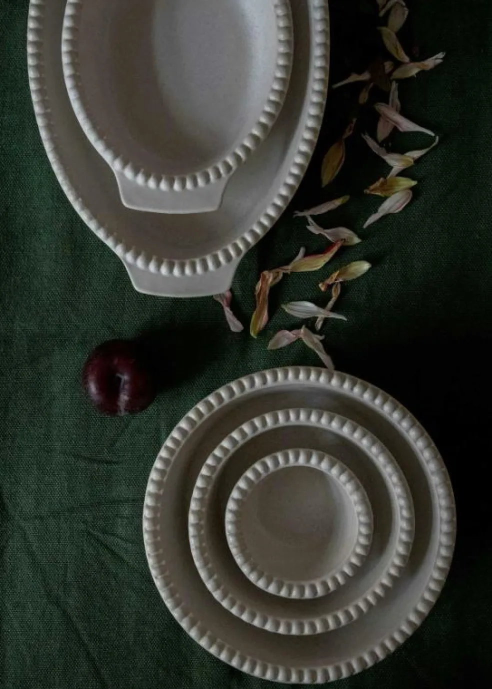 Daria Skål 23 cm, Cotton White