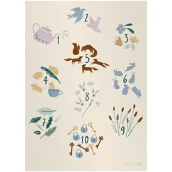 Sebra Posters-Daydream Poster Med Siffror 50x70 cm