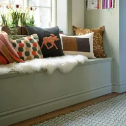 Deepak Kuddfodral 40x60 cm, Taupe / Mörkbrun