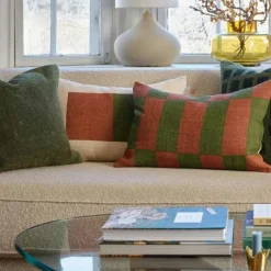 Deepak Kuddfodral 40x60 cm, Taupe / Mörkbrun