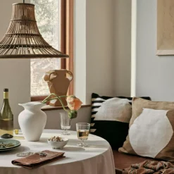 Broste Copenhagen Prydnadskuddar & Fodral-Delphine Kuddfodral 50x50 cm, Beige