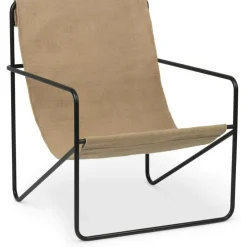 Desert Loungestol, Sand / Svart