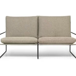 Desert 2-Sitssoffa, Svart / Dolce