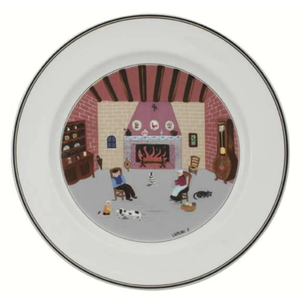 Villeroy & Boch Mattallrikar-Design Naif Tallrik Flat Noah's ark, 27 cm
