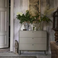 Deus Byrå Oliv, 3 Lådor