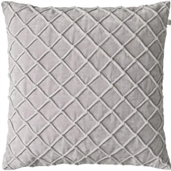 Deva Kuddfodral Silver Grey, 60x60 cm